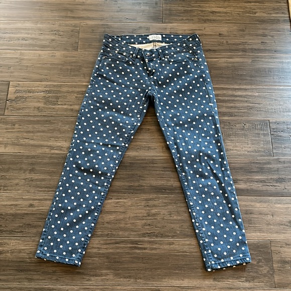 Aeropostale cropped jeans with polkadots - Picture 2 of 8